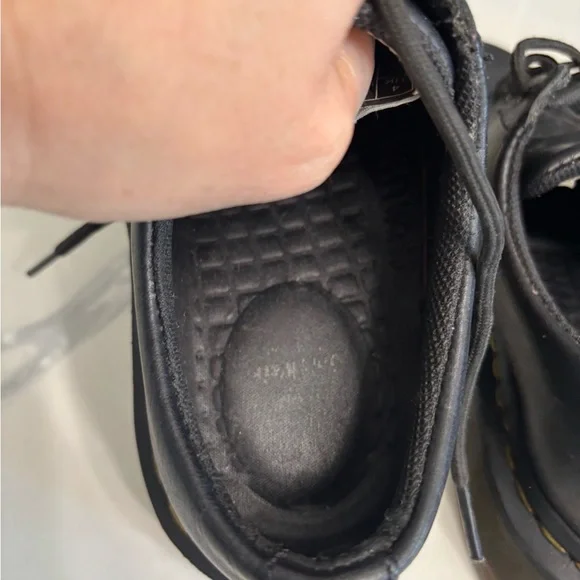 Dr. Martens 1461 Slip Resistant Black Leather Oxfords Cushion Sole Shoes Size 5 - Picture 11 of 11